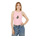 LeahKlea Women's Micro Rib Racer Tank Top