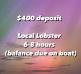 “ROGEZAC” LOBSTER FISHING CHARTER-DEPOSIT ONLY