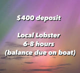 “LEAHKLEA” LOBSTER FISHING CHARTER-DEPOSIT ONLY