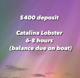 “LEAHKLEA” LOBSTER FISHING CHARTER-DEPOSIT ONLY