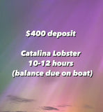 “LEAHKLEA” LOBSTER FISHING CHARTER-DEPOSIT ONLY